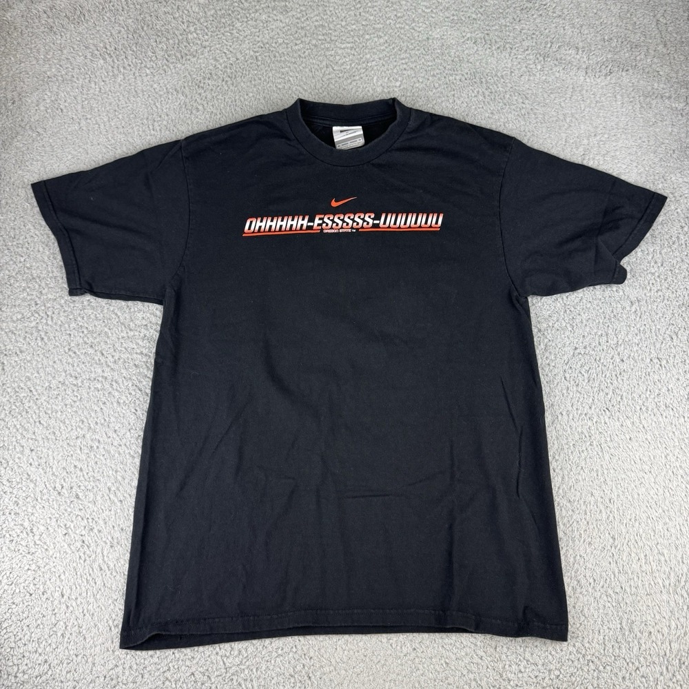 Oregon State Beavers Shirt Vintage Nike Gray Tag Men's Size Medium Osu Y2k